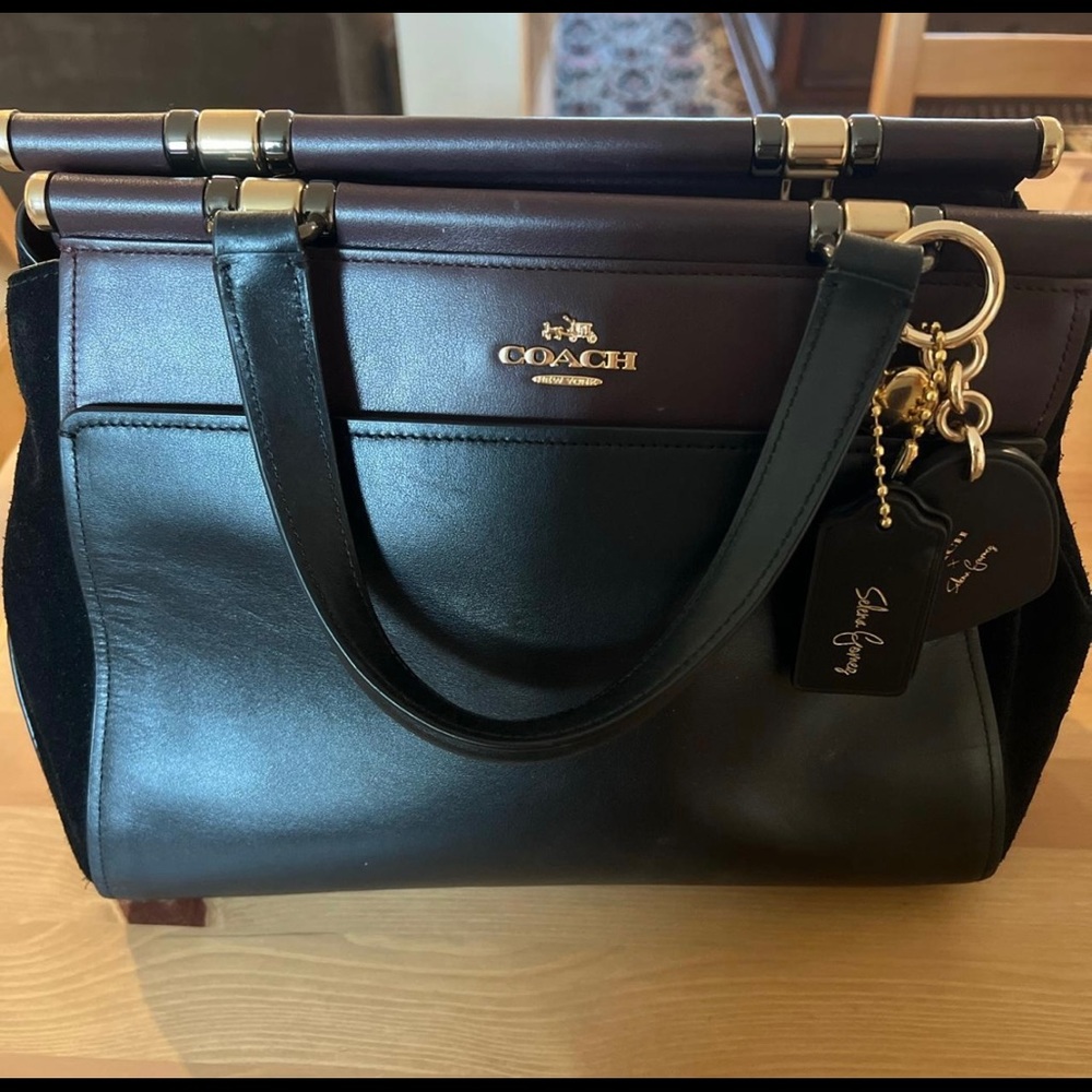 COPY - Coach x Selena Gomez limited edition black handbag